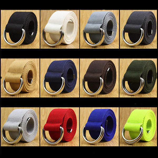 Curea bărbătească de culoare uni cu cataramă metalică