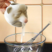 Keramika Kuchynské novinky Kuchynské doplnky Runny Dwarf Big Nose Kreatívne kuchynské riady Oddeľovač vaječných bielkov Nástroje Gadgety Stolovanie