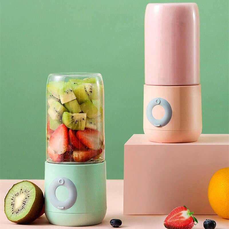 500ML odšťavovač, nabíjateľný USB elektrický odšťavovač, mini smoothie mixér, mixéry, domáce outdoorové športy, cestovanie, turistika, odšťavovače