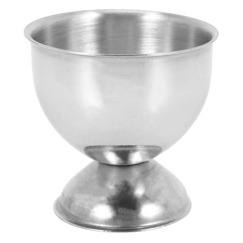 Pohár na vajíčka, miska na vajíčka z nehrdzavejúcej ocele, držiak na poháre na vajíčka na mäkko, stojan, vhodné do umývačky riadu (4 balenia)