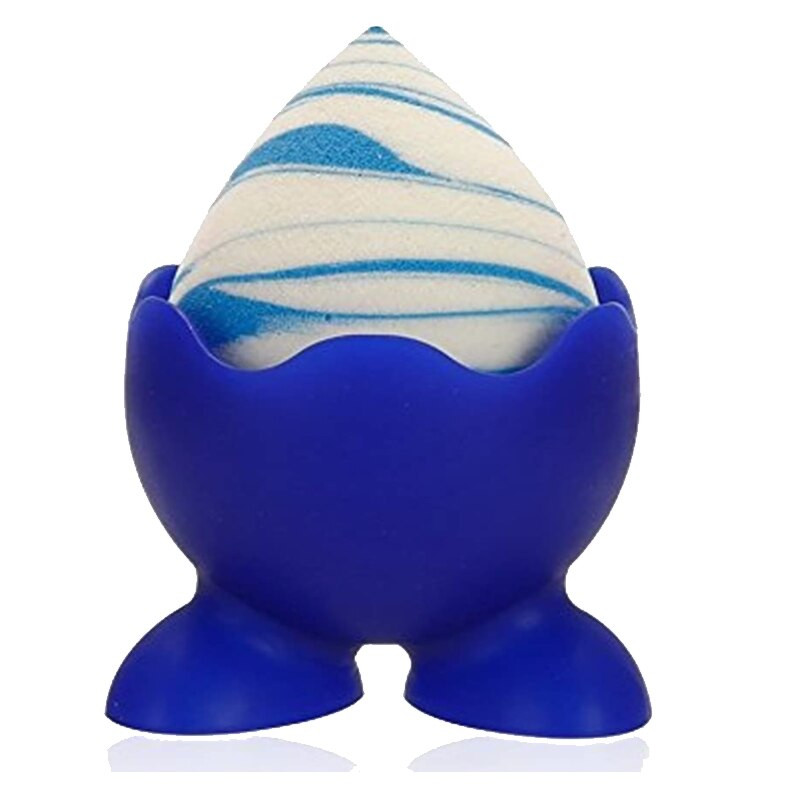 6 ks silikónových držiakov na vajíčka, jeden vtipný servírovací pohár, roztomilý a farebný dizajn, servírovacie vajíčka natvrdo uvarené