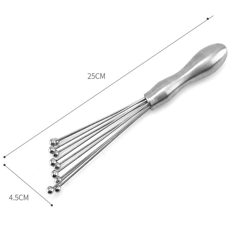 Väčší šľahač na vajcia, dĺžka metličky 10/12 palcov, nehrdzavejúca oceľ, posilňujúca ručná kuchynská pomôcka na pečenie