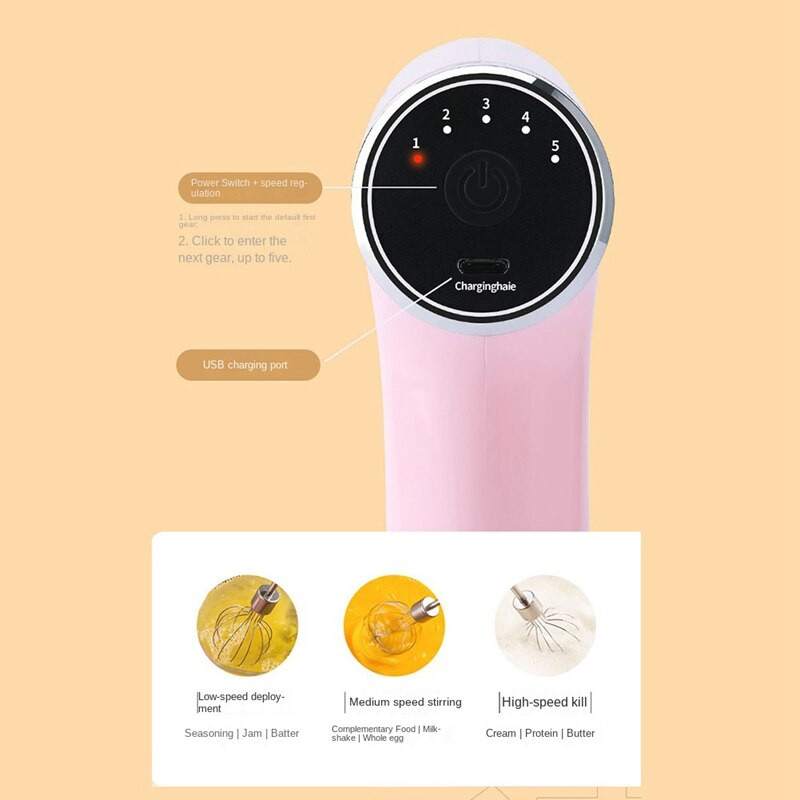 Elektrický napeňovač mlieka, sekáčik na cesnak, mačkadlo, metlička, šľahač na vajcia, mixér, kuchynský ručný automatický napeňovač