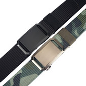 Cureaua casual pentru barbati cu catarama metalica - din material textil