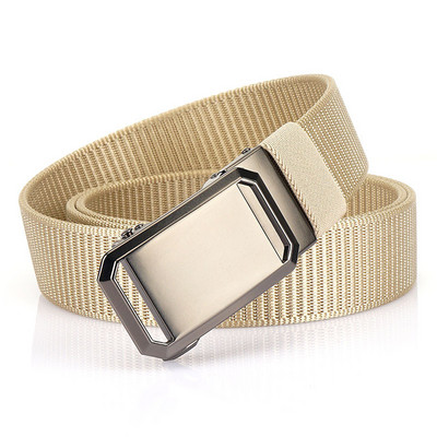 Cureaua casual pentru barbati cu catarama metalica - din material textil