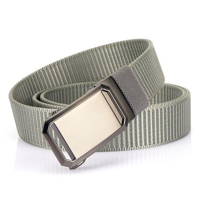 Cureaua casual pentru barbati cu catarama metalica - din material textil