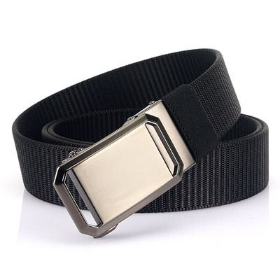 Cureaua casual pentru barbati cu catarama metalica - din material textil