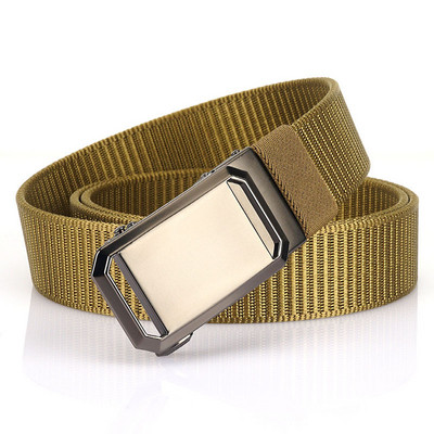 Cureaua casual pentru barbati cu catarama metalica - din material textil