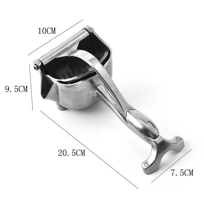Ručný odšťavovač na ovocie UPORS, prenosný hliníkový odšťavovač na citróny, odnímateľný, odolný, profesionálny ručný odšťavovač na citrusy
