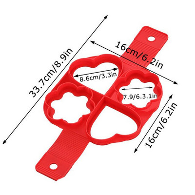 Forma na omeletu, silikónová, nepriľnavá, varič vajec, formička na omeletu, mixér na rolky, kuchynské pomôcky, kreatívne nové príslušenstvo na pečenie.