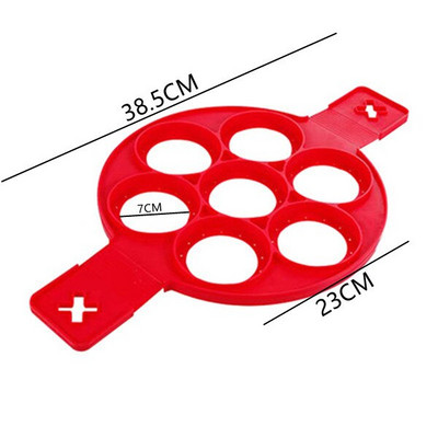 Forma na omeletu, silikónová, nepriľnavá, varič vajec, formička na omeletu, mixér na rolky, kuchynské pomôcky, kreatívne nové príslušenstvo na pečenie.