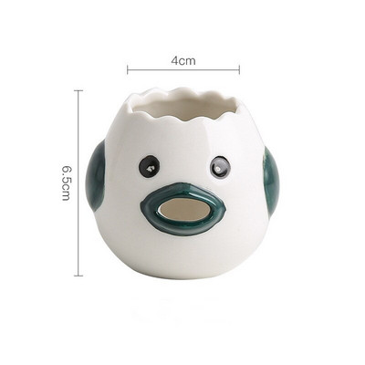 Oddeľovač vajec, kuriatko, keramický filter, roztomilé kreslené kuchynské náradie, riad, príslušenstvo na pečenie, kreatívne čistenie, jednoduchý krémový chlieb, nový