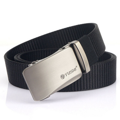 Cureaua pentru barbati textila cu inchizatoare dreptunghiulara metalica