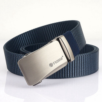 Cureaua pentru barbati textila cu inchizatoare dreptunghiulara metalica