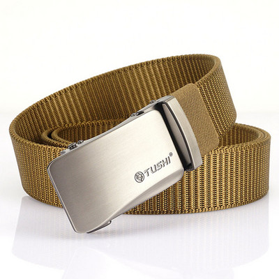 Cureaua pentru barbati textila cu inchizatoare dreptunghiulara metalica