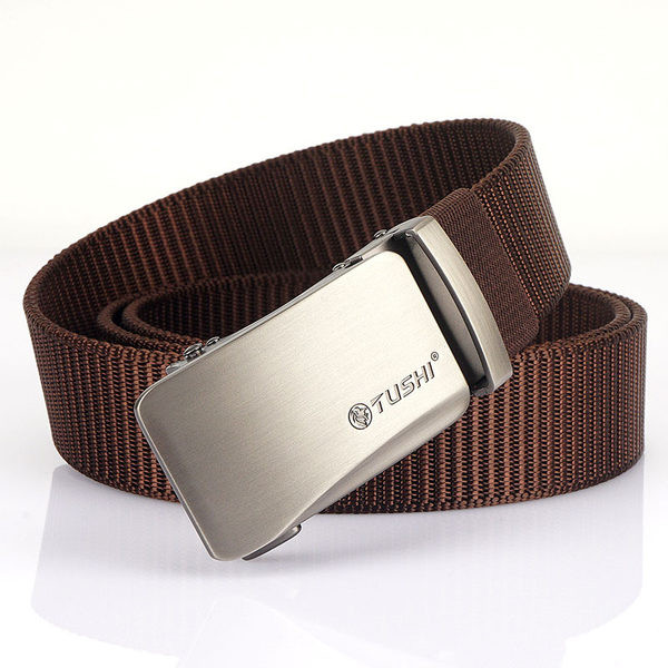 Cureaua pentru barbati textila cu inchizatoare dreptunghiulara metalica