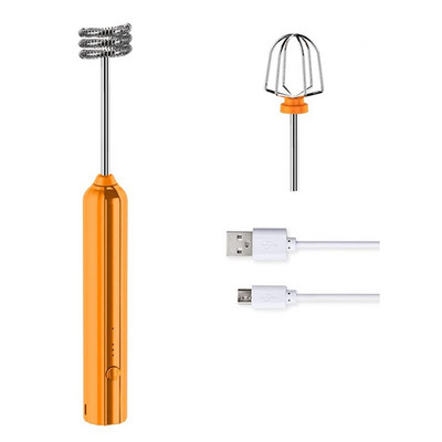 Elektrický napenovač mlieka, ručný mini napenovač, kávovar, šľahač na vajcia na čokoládové cappuccino, prenosný mixér, metlička