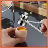 Nožnice na vajcia, otvárač na vaječné škrupiny, rezačka vaječných škrupín s dvojitou hlavou, otvárač na škrupiny vajec, varené surové vajcia, kreatívny kuchynský nástroj