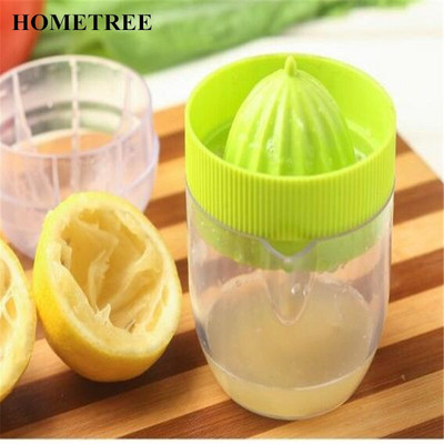HOMETREE 1 db Fruit Tools Mini Manual ABS Műanyag Gyümölcsfacsaró Citromfacsaró Konyhai Gyümölcs Narancs Kézi Mozgatás Prés Gyümölcscentrifuga Szerszámok H600
