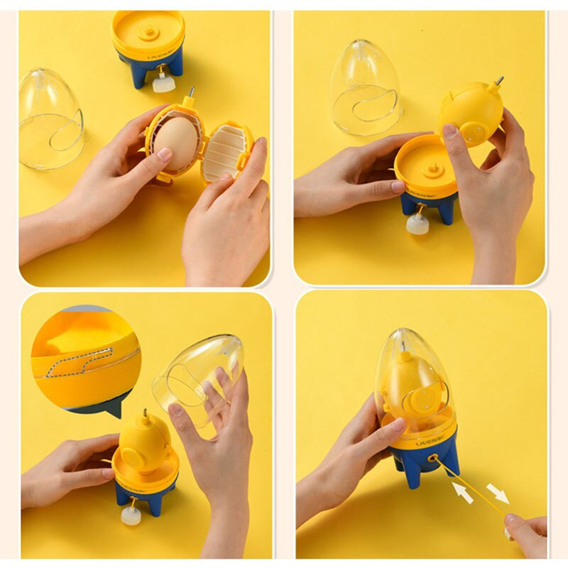 Ručný trepač vajec, vyťahovač vajec, miešač vajec pre domácnosť, mixér na biely žĺtok, kuchynský nástroj, miešanie, manuálny miešač vajec, pohodlné bez rozbíjania vajec