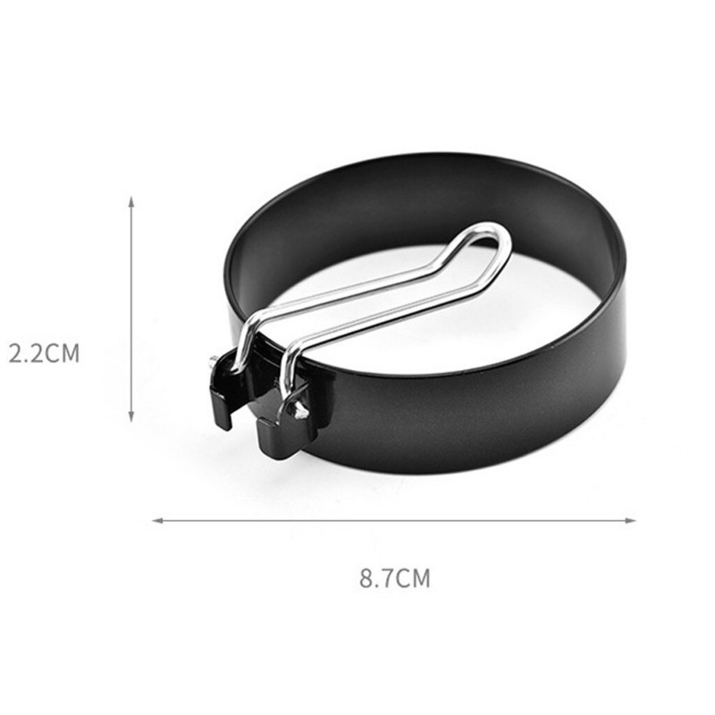 Vintage kuchynské vianočné 4/5 ks nepriľnavých nerezových rukovätí okrúhle krúžky tvarovač palacinky formy krúžok mini varenie