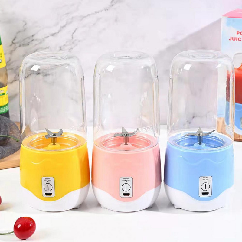 400ml elektrický mixér na ovocie, vysokorýchlostný 1800mAh mixér na ovocie, odšťavovač, mixér s USB napájaním