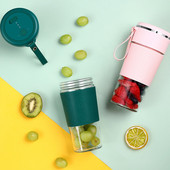 Prijenosna čaša blendera 300 ML Osobni blender Smoothie Aker Napravite zdrav smoothie Za putovanja Sport Kuhinja Sokovnik Čelik