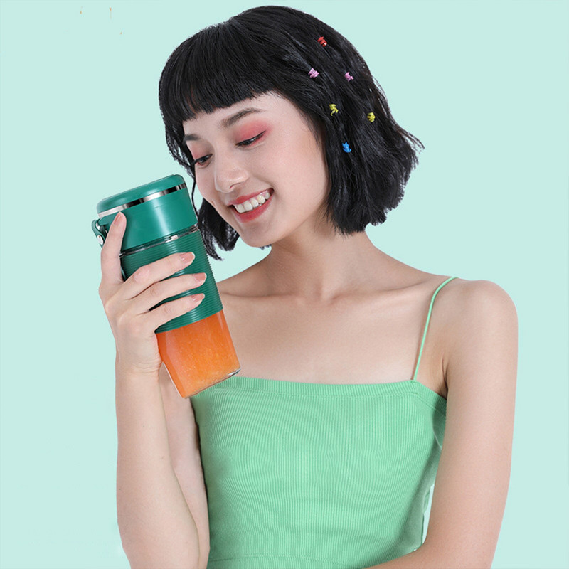 Nešiojamas maišytuvo puodelis 300 ML asmeninis blenderis kokteilių virimo aparatas Padarykite sveiką kokteiliuką kelionėms Sportui virtuvės sulčiaspaudė iš plieno