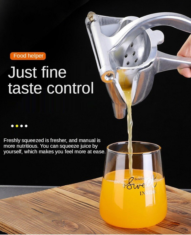 Jednoduchý multifunkčný manuálny odšťavovač z hliníkovej zliatiny, ručný tlakový odšťavovač na pomaranče a granátové jablko, odšťavovač na citróny