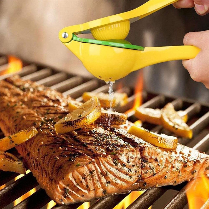 2 in 1 Metalinis citrinų kalkių spaustuvas nerūdijančio plieno rankinis citrusinių vaisių spaudimo sulčiaspaudė Rankinis spaudimas sultingesnis šviežių vaisių įrankis virtuvės „pasidaryk pats“ įrankis