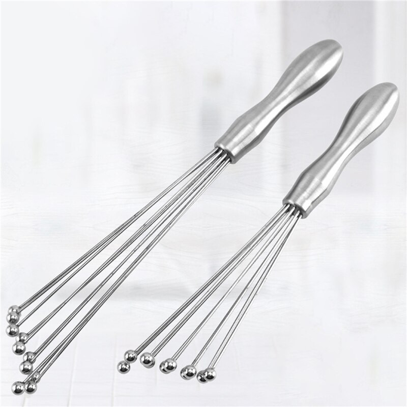 Nerezová oceľová metlička na šľahanie vajec, nehrdzavejúca oceľ, ručný šľahač vajec, kuchynské miešacie nástroje, domáce náradie na vajcia