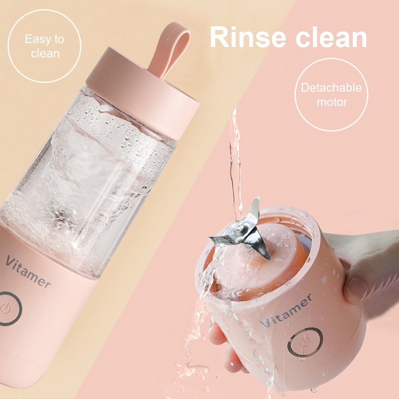 350ML elektrický odšťavovač prenosný smoothie mixér dobíjateľný bezdrôtový mini mixér USB mixér na mliečne kokteily detská výživa