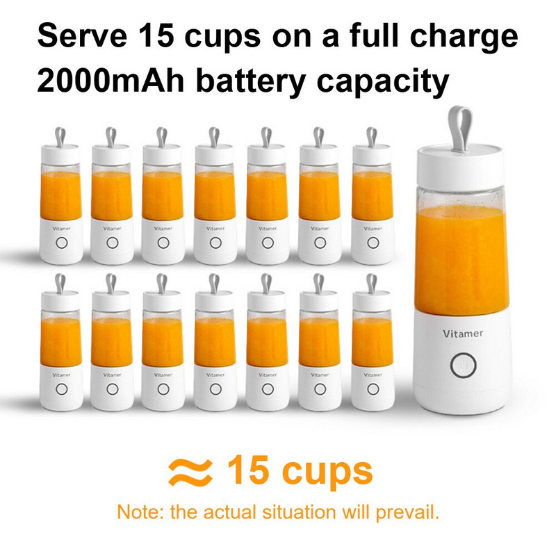 350ML elektrický odšťavovač prenosný smoothie mixér dobíjateľný bezdrôtový mini mixér USB mixér na mliečne kokteily detská výživa