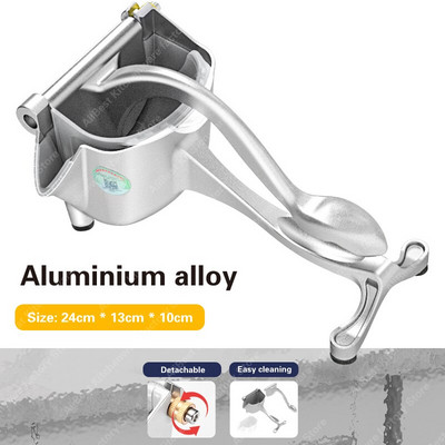 Odšťavovač na granátové jablko a citrón, kuchynské príslušenstvo, manuálny odšťavovač, extrudér na pomarančovú šťavu, malý lis z hliníkovej zliatiny na domáce ovocie