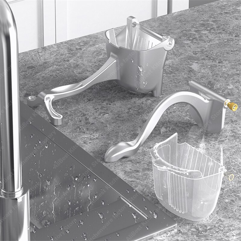 Odšťavovač na granátové jablko a citrón, kuchynské príslušenstvo, manuálny odšťavovač, extrudér na pomarančovú šťavu, malý lis z hliníkovej zliatiny na domáce ovocie