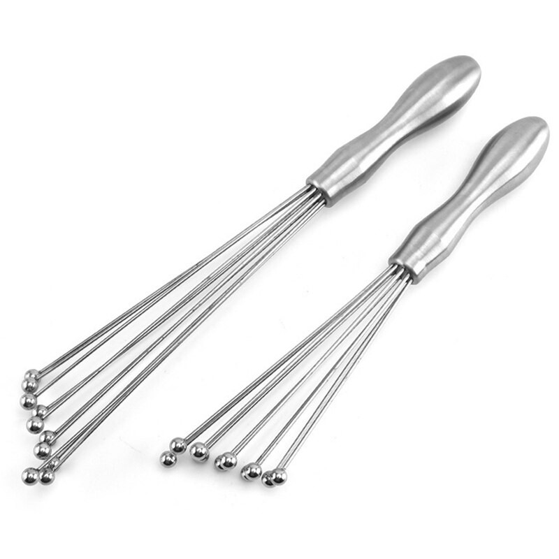 Väčší šľahač na vajcia, dĺžka metličky 10/12 palcov, nehrdzavejúca oceľ, posilňujúca ručná kuchynská pomôcka na pečenie