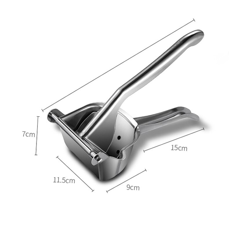 Ručný odšťavovač, extrudér z nehrdzavejúcej ocele 304, multifunkčný lis na šťavu z citróna, pomaranča, jablka, melóna a paradajok.