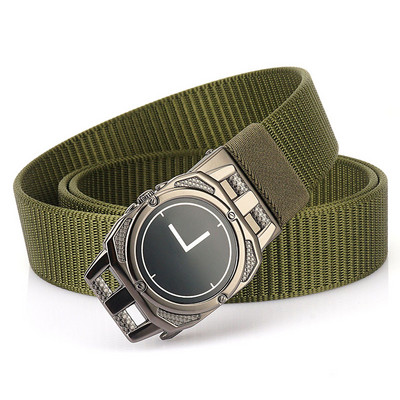 Pánsky elegantný opasok s automatickou prackou