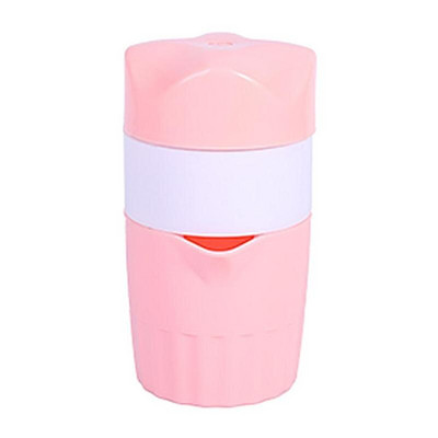 Prenosný manuálny odšťavovač na citróny a pomaranče, odšťavovač na zdravý životný štýl, odšťavovač na pitnú vodu s 300 ml pomarančovou šťavou