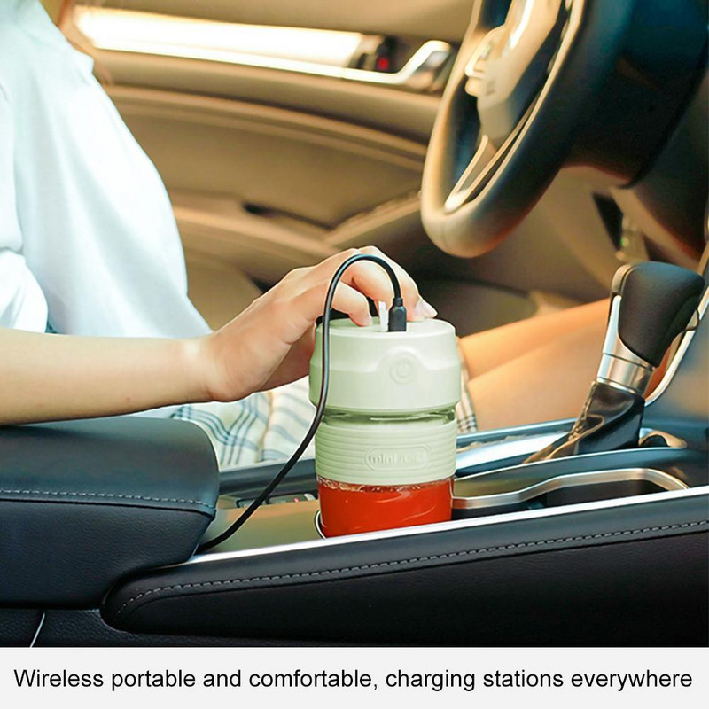 Prenosný elektrický odšťavovač, nabíjateľný USB mixér, procesor, citrón, mini odšťavovač, pomaranč, osobný odšťavovač na potraviny S3F0