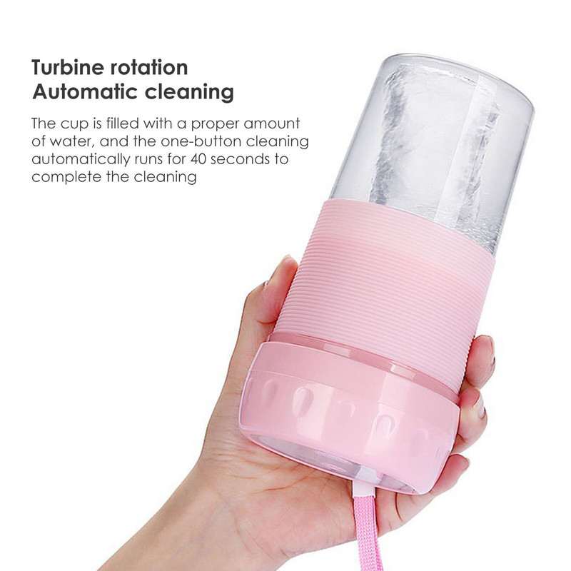 Asmeninio dydžio trintuvai Asmeninio dydžio trintuvai Sulčiaspaudė USB Įkraunama 4 nerūdijančio plieno peiliukai Daugiafunkcinės sultys biurui