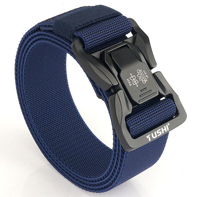 Textilný športový opasok s kovovou prackou a funkciou rýchleho uvoľnenia