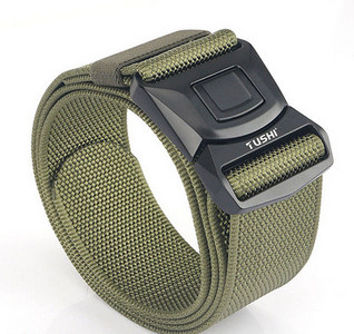 Curea bărbătească din pânză în trei culori