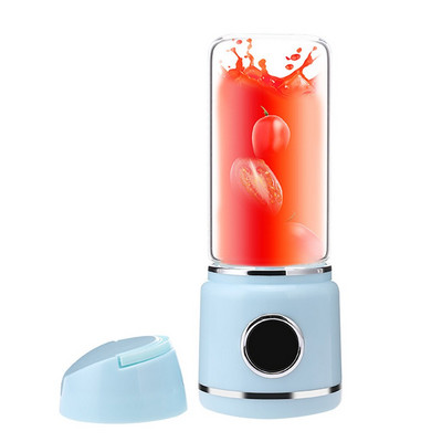 Naujas 420 ml nešiojamas mini elektrinis sulčiaspaudės puodelis USB įkraunamas daržovių vaisių sulčių virimo aparatas buteliukas sulčių spaudimo maišytuvas