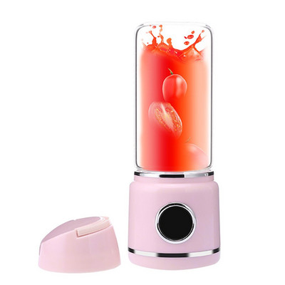 Naujas 420 ml nešiojamas mini elektrinis sulčiaspaudės puodelis USB įkraunamas daržovių vaisių sulčių virimo aparatas buteliukas sulčių spaudimo maišytuvas