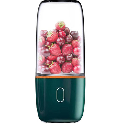 Prenosný odšťavovač, nabíjateľný elektrický mixér na ovocie a zeleninu 350 ml, osobná veľkosť na kokteily a smoothie