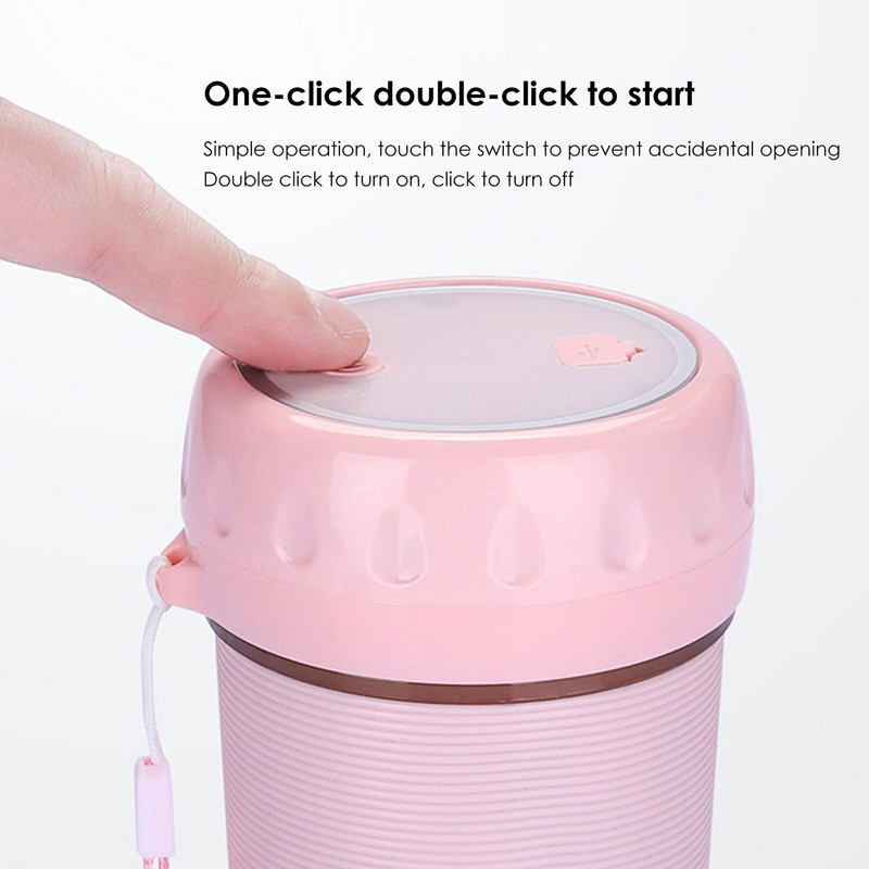 Mixéry osobnej veľkosti Mixér osobnej veľkosti Odšťavovač Nabíjateľný USB Prenosný cestovný mini mixér na ľad Elektrický smoothie mixér