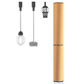 Ručný elektrický napeňovač mlieka, metlička, šľahač na vajcia, USB nabíjateľný mixér na kávu, domáci trepač mlieka, mixér, napeňovač