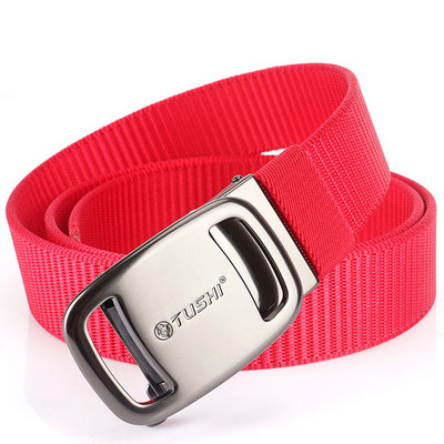 Tekstilinis diržas su metaline užsegimu sportui ir kasdienai