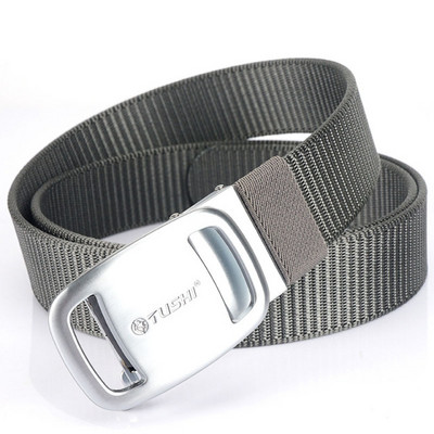 Tekstilinis diržas su metaline užsegimu sportui ir kasdienai